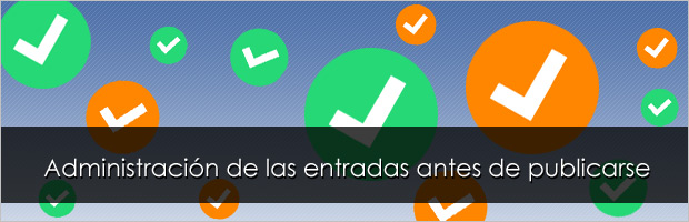Administrar entradas