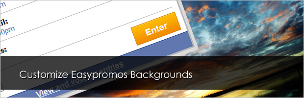 Easypromos: customize backgrounds Easypromos: Customize facebook promotions backgrounds with Easypromos