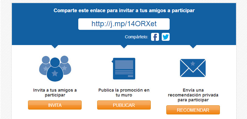 Easypromos - Herramientas para invitar amigos