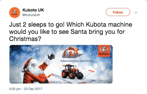 12 days of Christmas giveaways Twitter