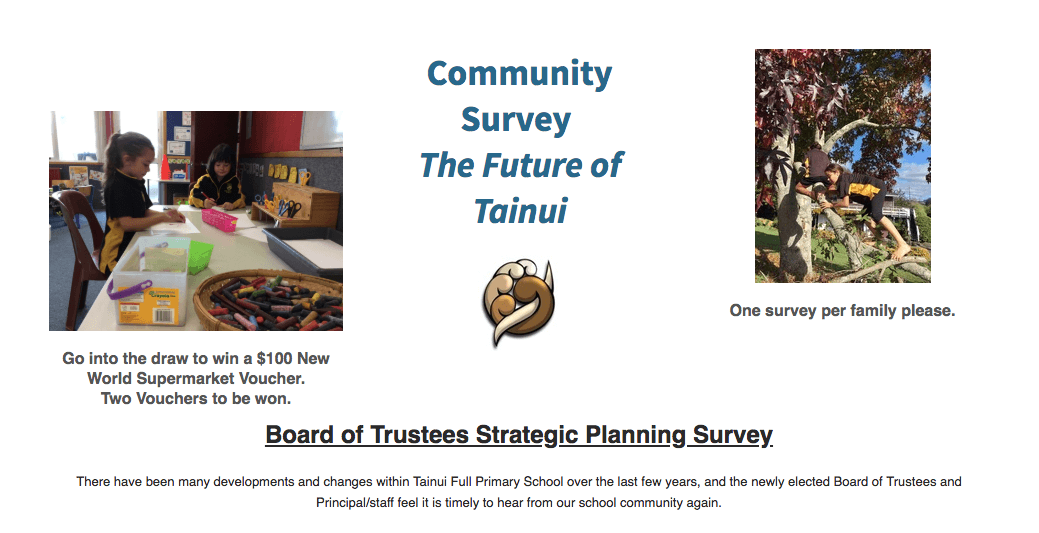Back to School promotion ideas: screenshot of a landing page from a Back to School quiz.