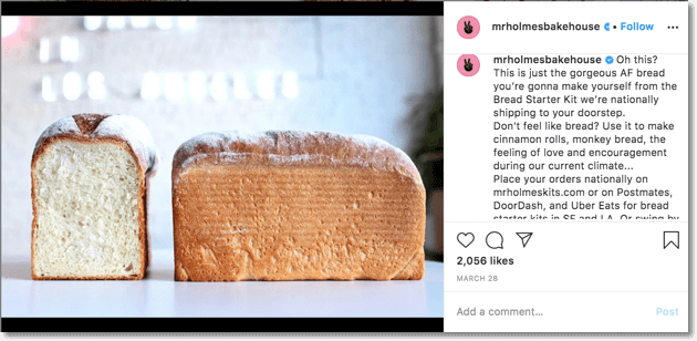 Local bakery taking the business online