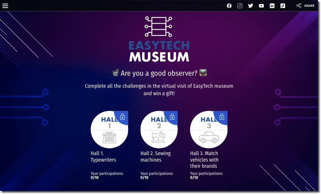 Easypromos museum interactive experience