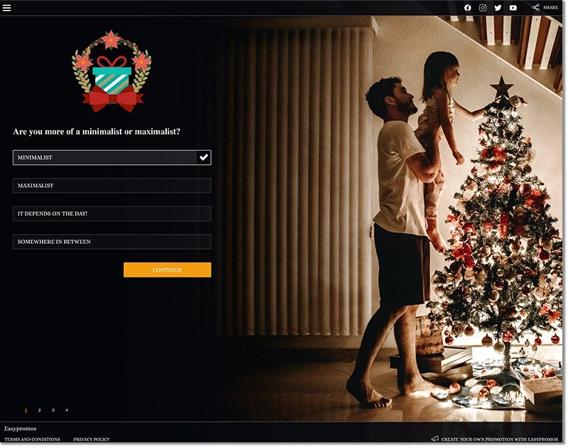 interactive marketing personality quiz