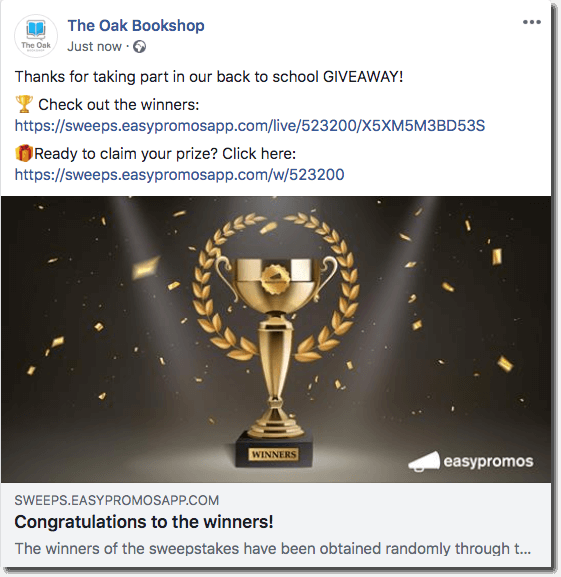 Example of a Broadcast Mode video posted on Facebook.