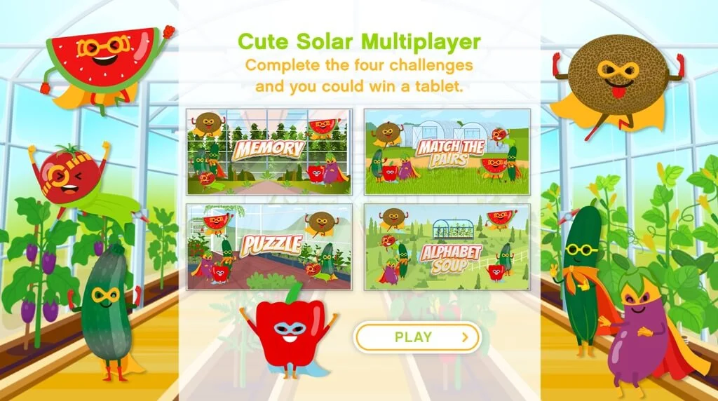 CuteSolar Multi-Game campaign launched with Easypromos