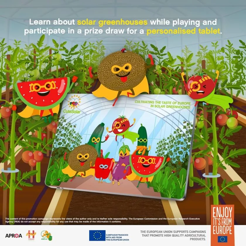 CuteSolar images promoting their campaign on social media