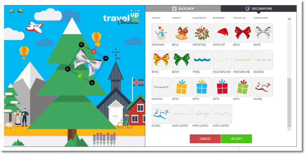 Christmas Photofun screenshot, data collection, data marketing and lead collection
