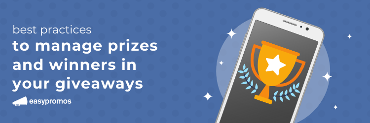 Manage prizes and winners in your giveaways