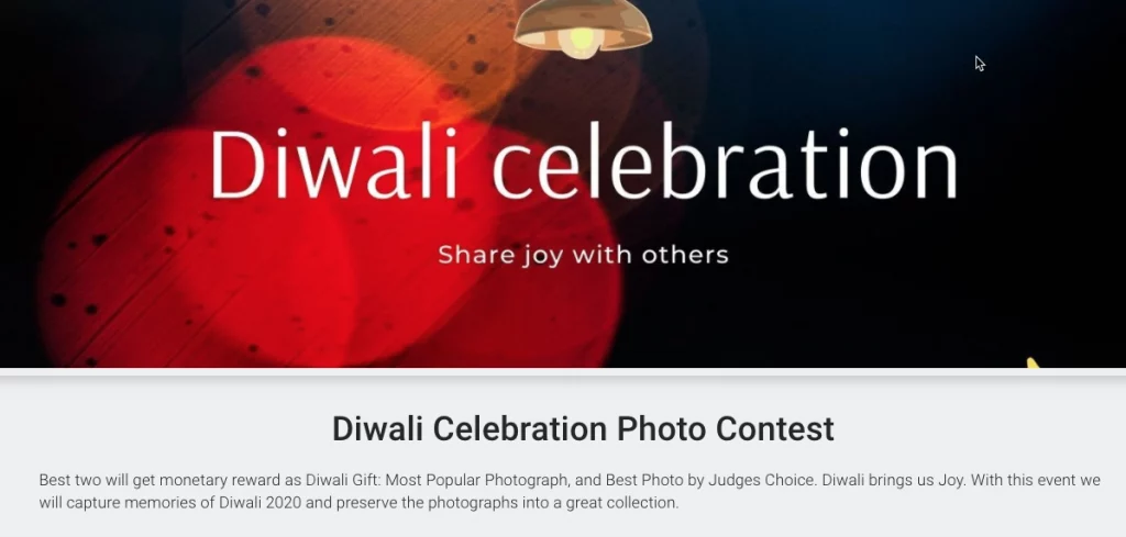 Diwali photo contest