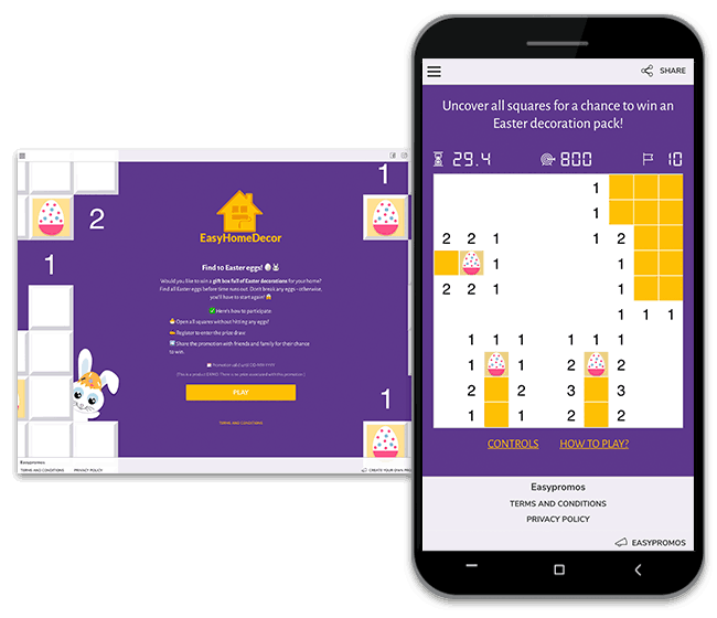 Easter Minesweeper by easypromos