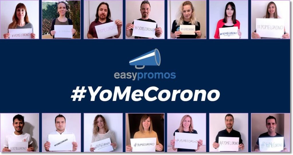 Marketing in quarantine. Easypromos supporting the #YoMeCorono campaign