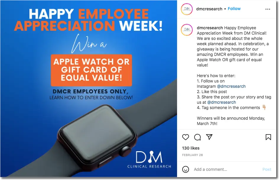 Employee Engagement Giveaway
