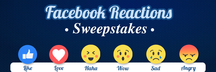 Facebook Reactions Sweepstakes