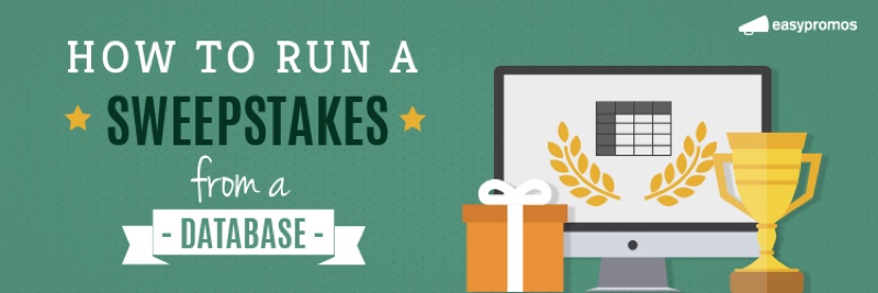 How to run a sweepstakes from a database