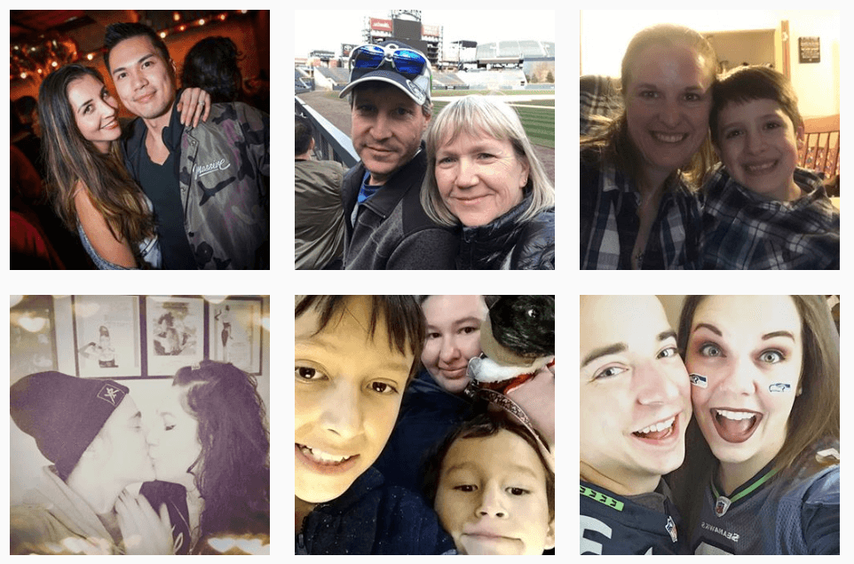 Gallery of Valentine's Day photo contest with mention + hashtag