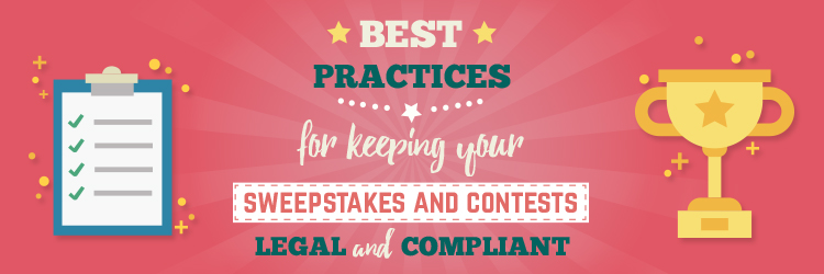 best practices sweepstakes contest legal