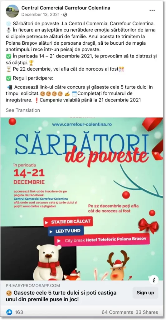 Promote Hidden Objects games with Facebook posts