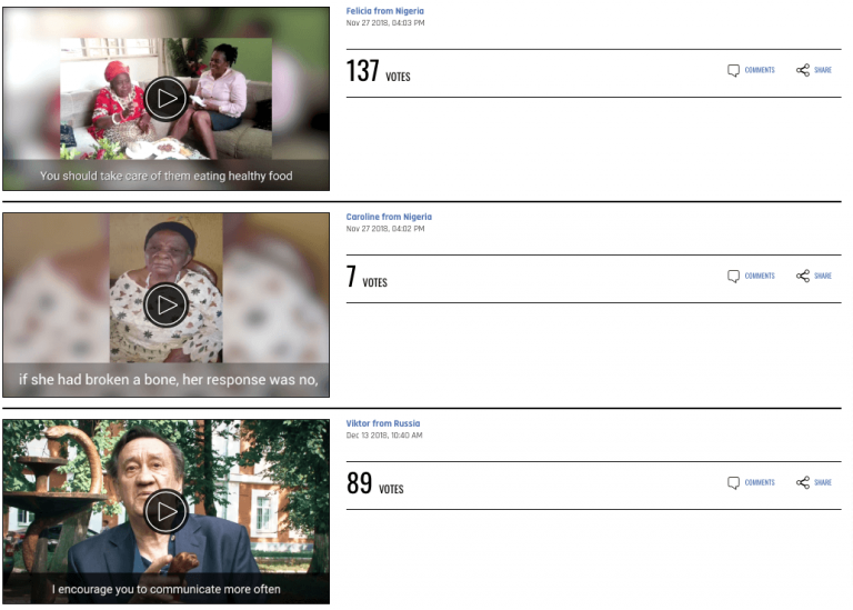 Giving a Voice to Osteoporosis Patients with the IOF Video Contest