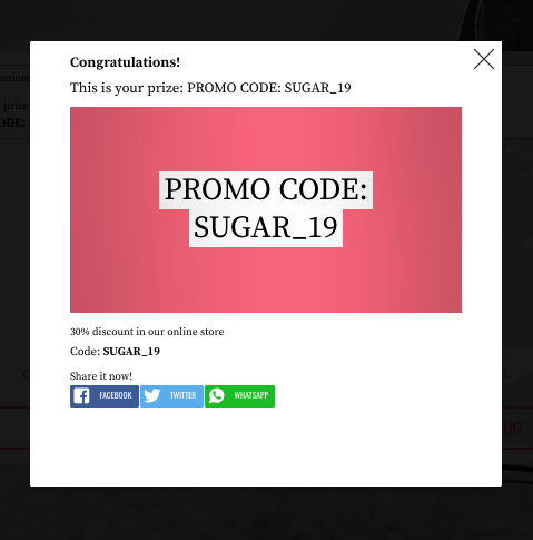 Image of Valentine's Day quiz with coupon reward