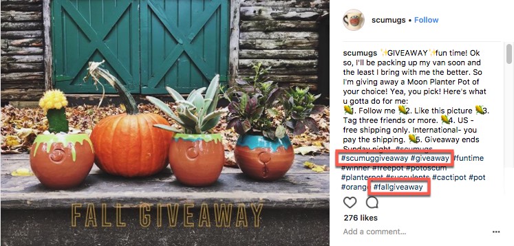 Instagram_Sweepstakes_use_hashtags