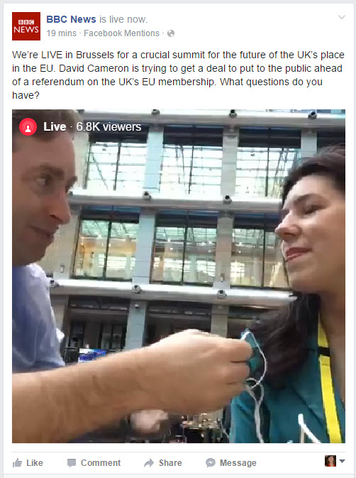 Live video eng