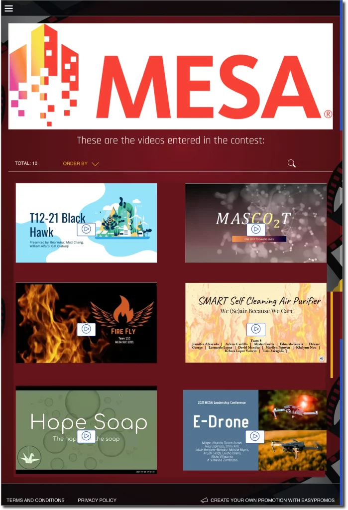 MESA Video Contest