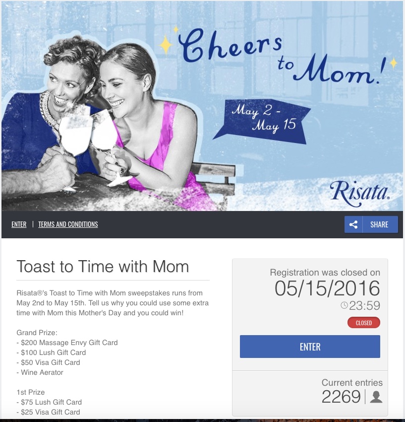 Ideas of promotions and contest for Mother's Day