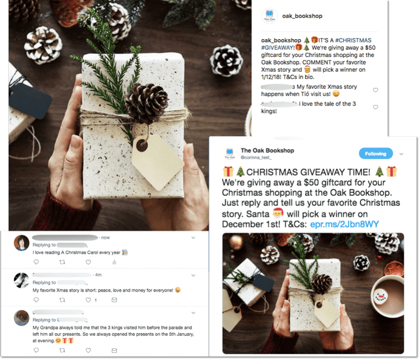 Multinetwork-Instagram-Twitter-comments-Christmas