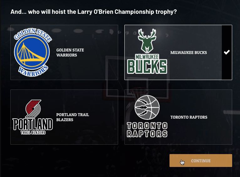 NBA Final predictions app