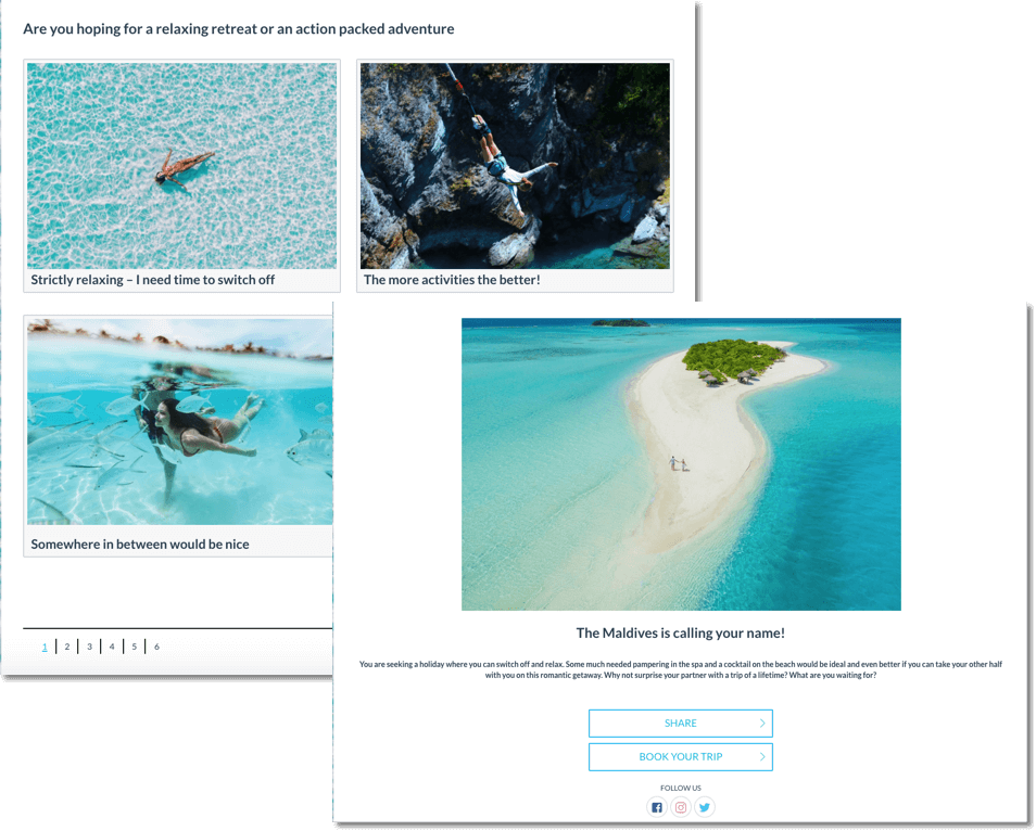 Tourism marketing, Travel Up personality test