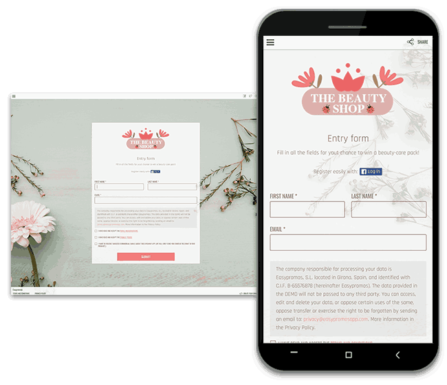 spring entry form giveaway