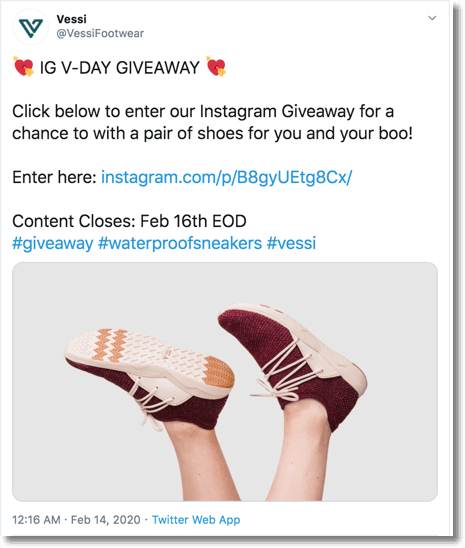 vessi giveaway
