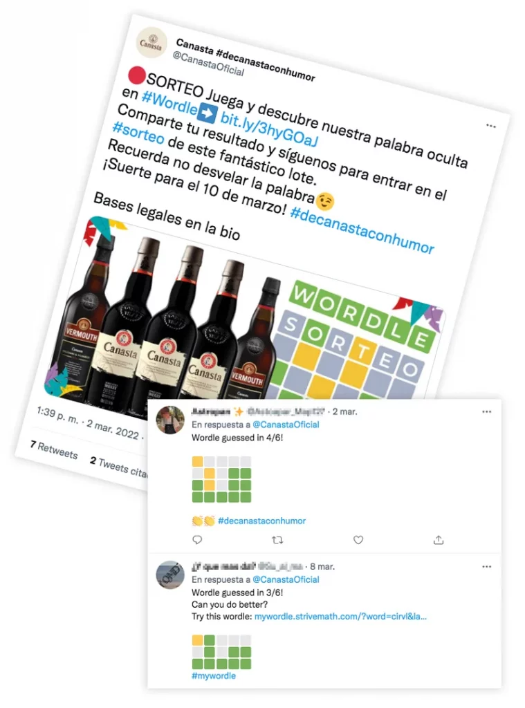 Social network interactions and data collection. La Canasta