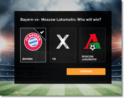 Multi-Round Predictions application for Champions League