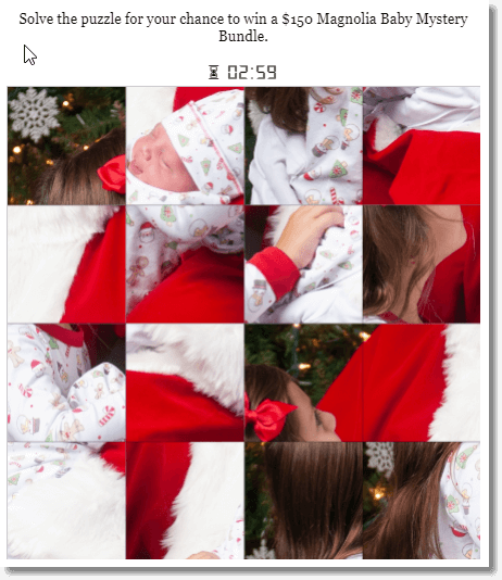 christmas puzzle idea for a branded puzzle