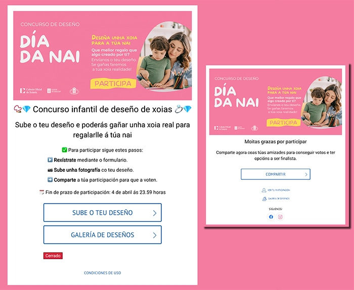 online children's contest example