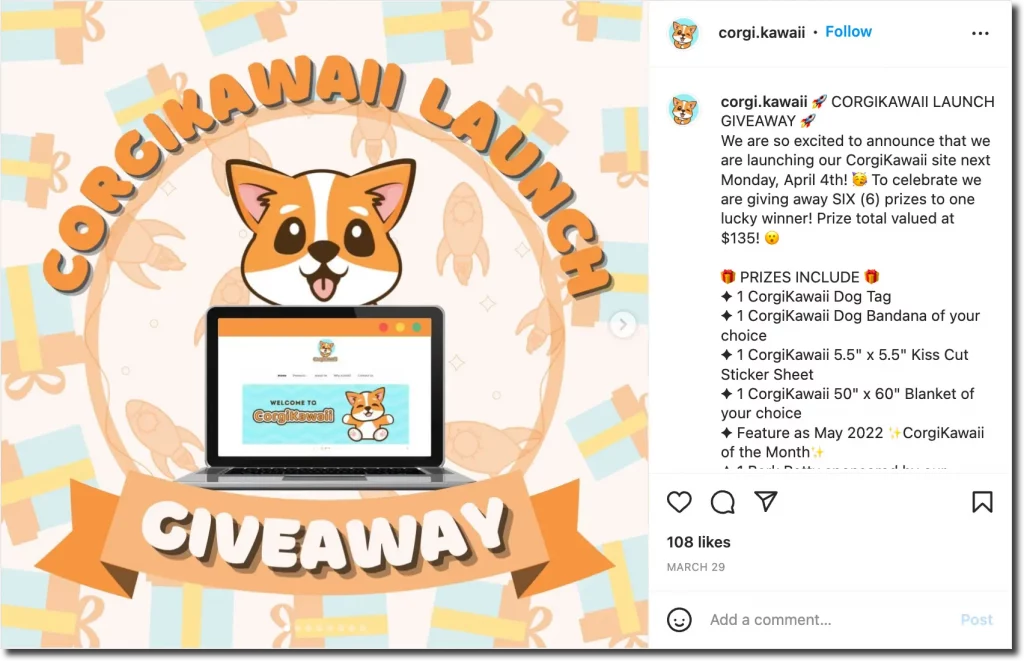 Opening e-shop Giveaway