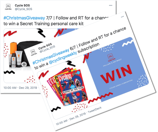 Christmas Twitter giveaway: Cycle SOS