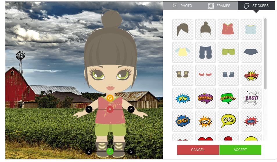 PhotoFun dress the doll