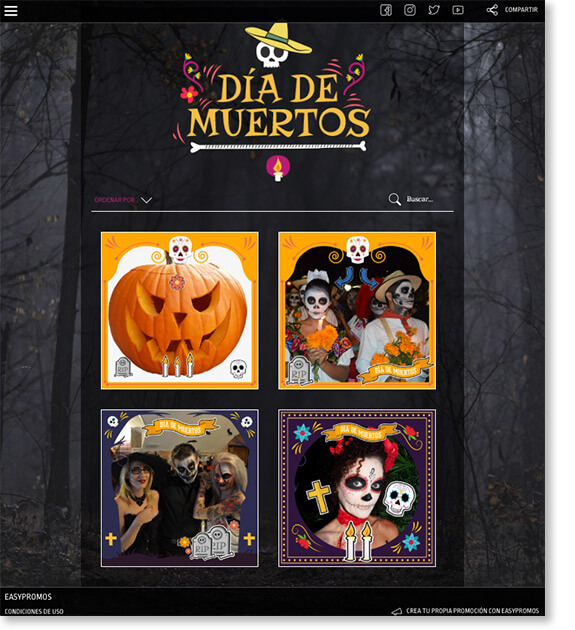 day of the dead promotion ideas