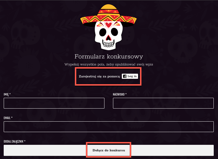 Multilingual entry form