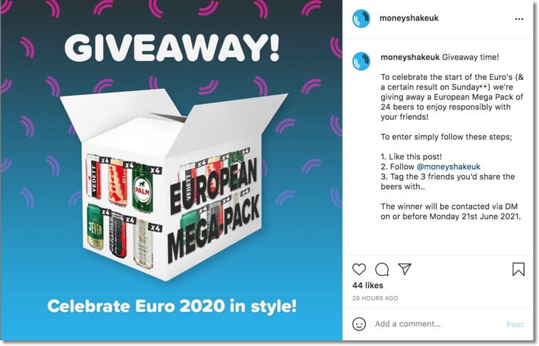 football championship giveaway euro2020 giveaway