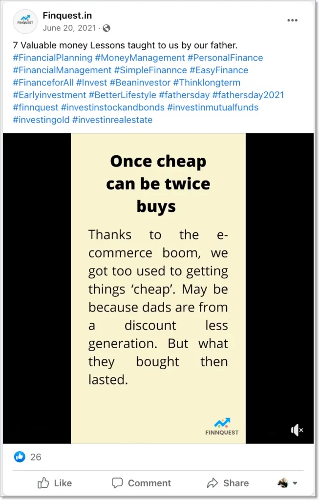 Father's Day life lessons, idea for a post to share on Facebook for Father's Day