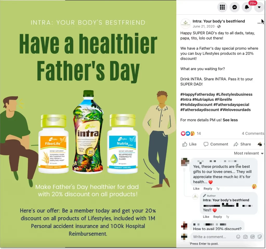 facebook post ideas for father's day from Intra