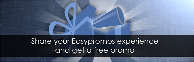Get Free Promo for a blog post