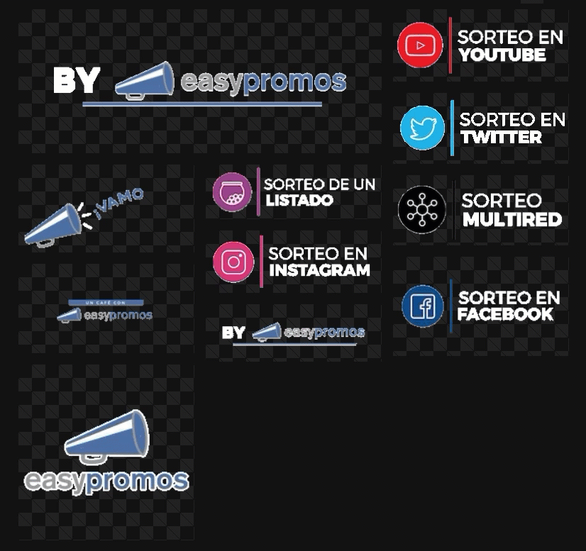 Display of all the available
Easypromos gifs.