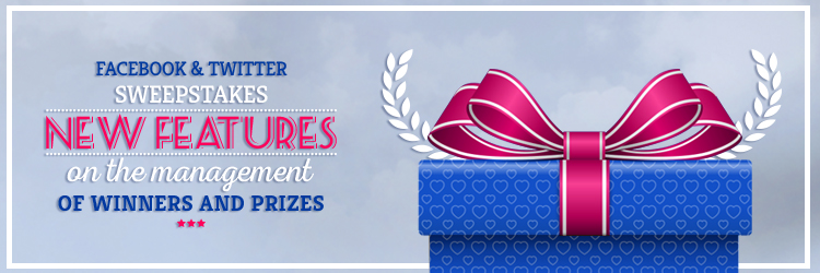 Facebook and twitter sweepstakes