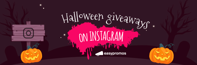 Halloween giveaways on Instagram