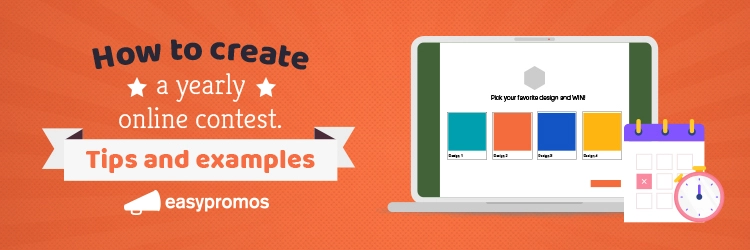 How to create a yearly online contest